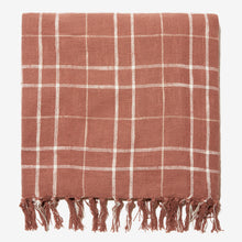 Load image into Gallery viewer, Woven Throw Blanket | Rust
