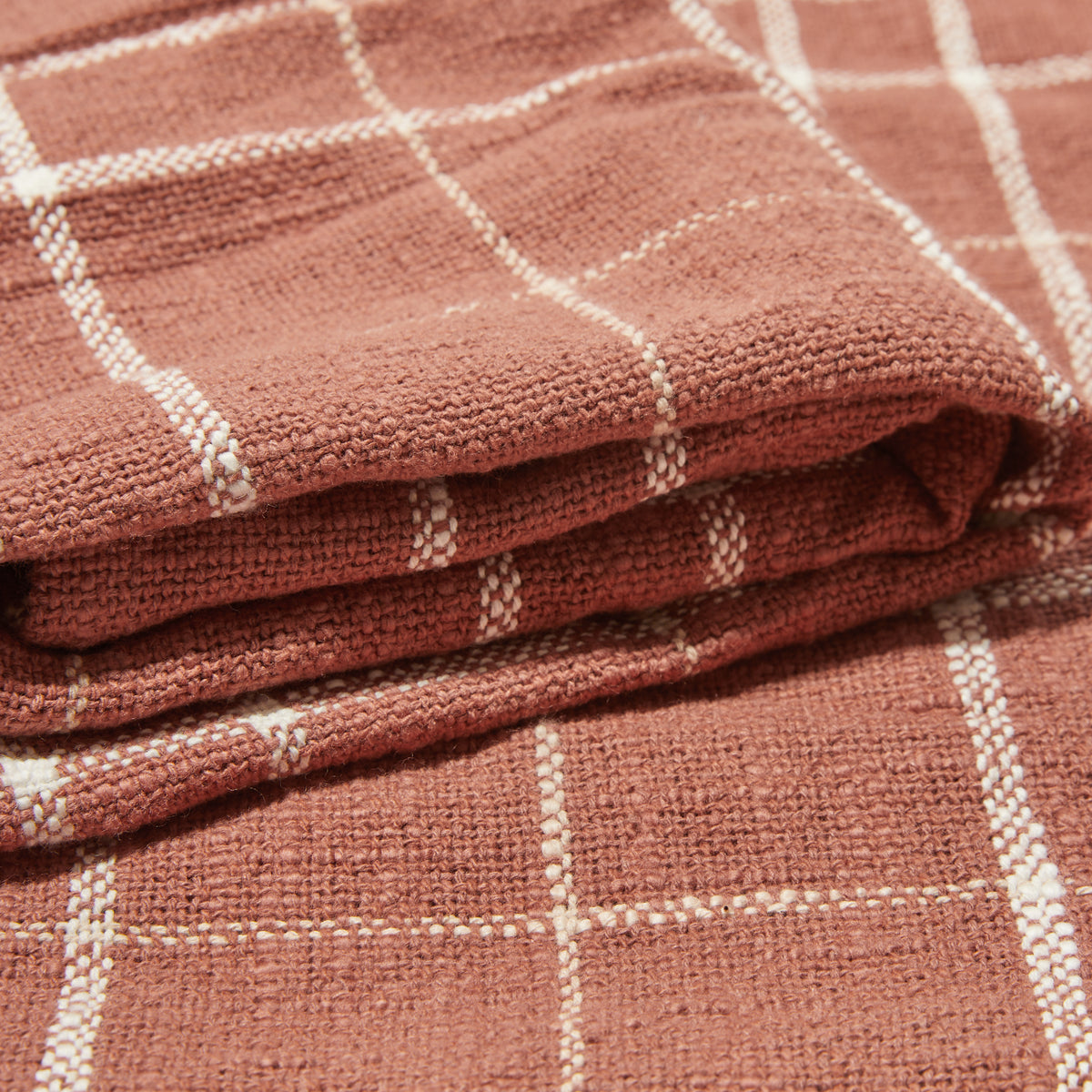 Woven Throw Blanket  Taupe – Little Korboose