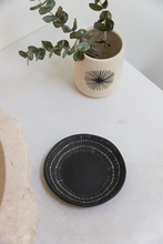 Load image into Gallery viewer, Offering Bowl Thatch Black | Little Korboose x Nikkie Stutts Ceramics
