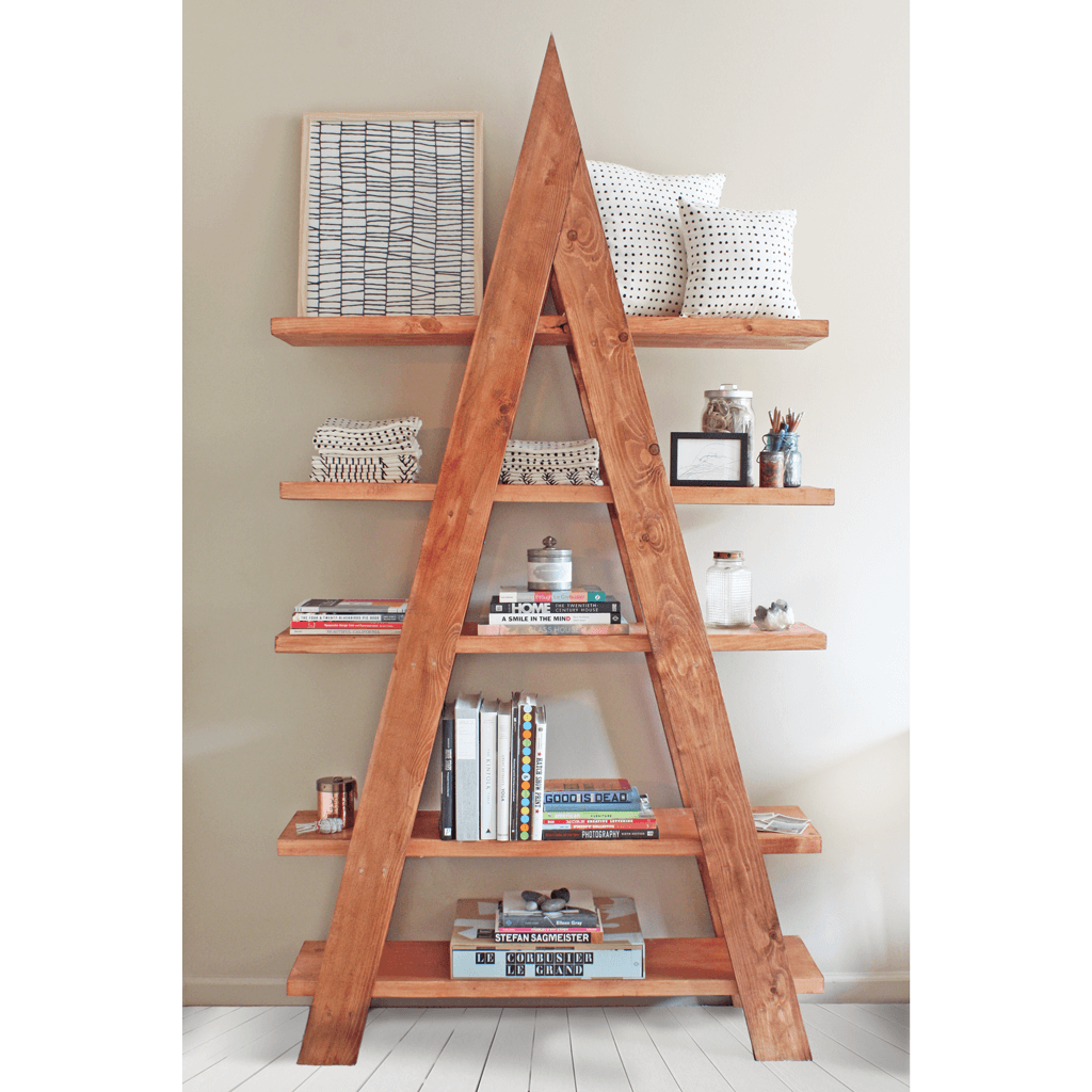 A frame hot sale ladder shelf