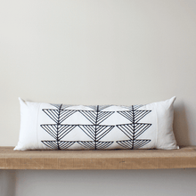 Load image into Gallery viewer, Arrows Lumbar Pillow | 13x35
