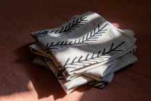 Load image into Gallery viewer, Natural Linen Napkins | Fringed Feather - Set of 2
