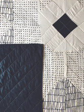 Load image into Gallery viewer, One-Of-A-Kind Throw Quilt | Natural Cotton • 64 x 64
