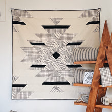 Load image into Gallery viewer, One-Of-A-Kind Throw Quilt | Natural Cotton • 64 x 64
