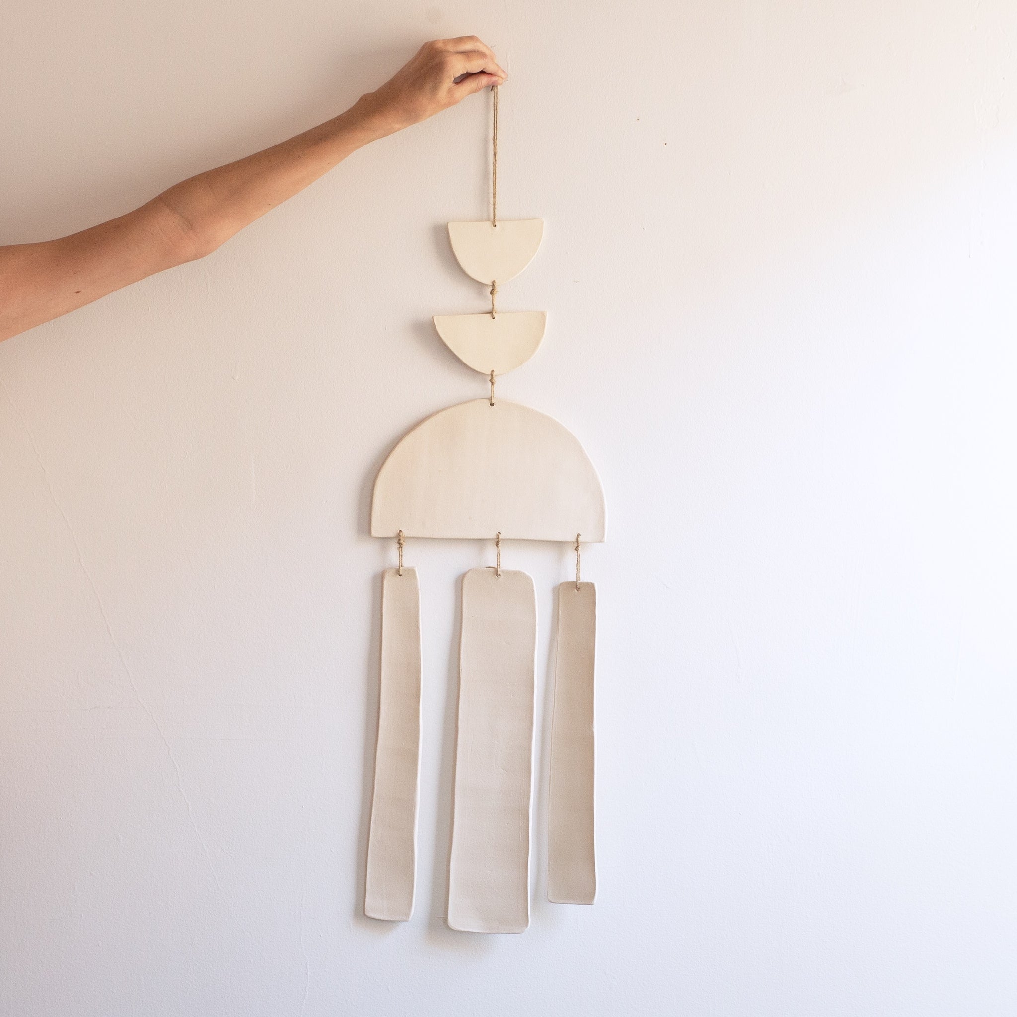 Spirit Ceramic Wall Hanging | Natural • 10