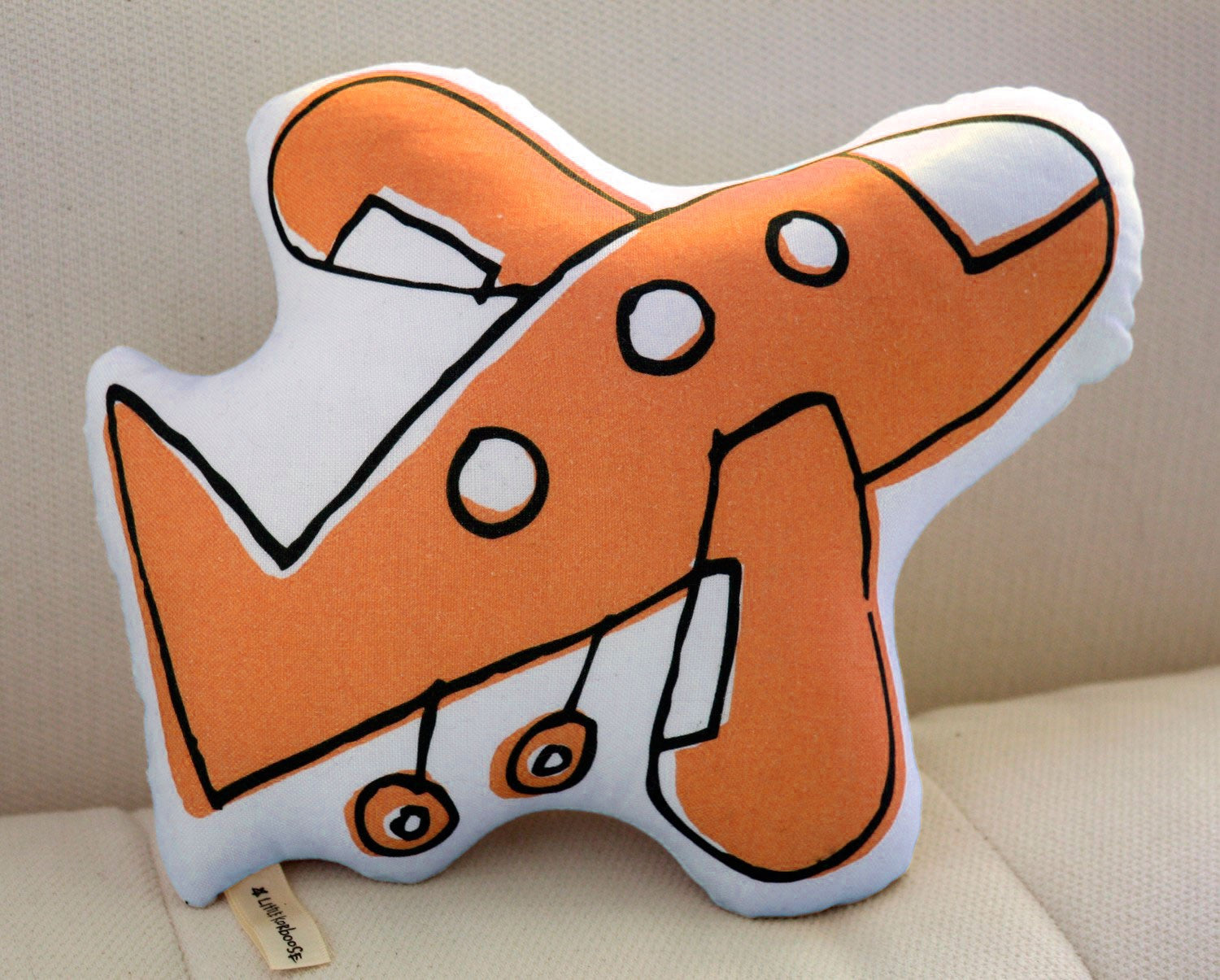 Airplane Plush Pal | Orange - Regular or Mini