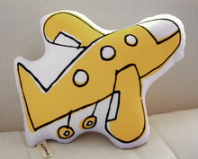 Load image into Gallery viewer, Airplane Plush Pal | Yellow - Regular or Mini
