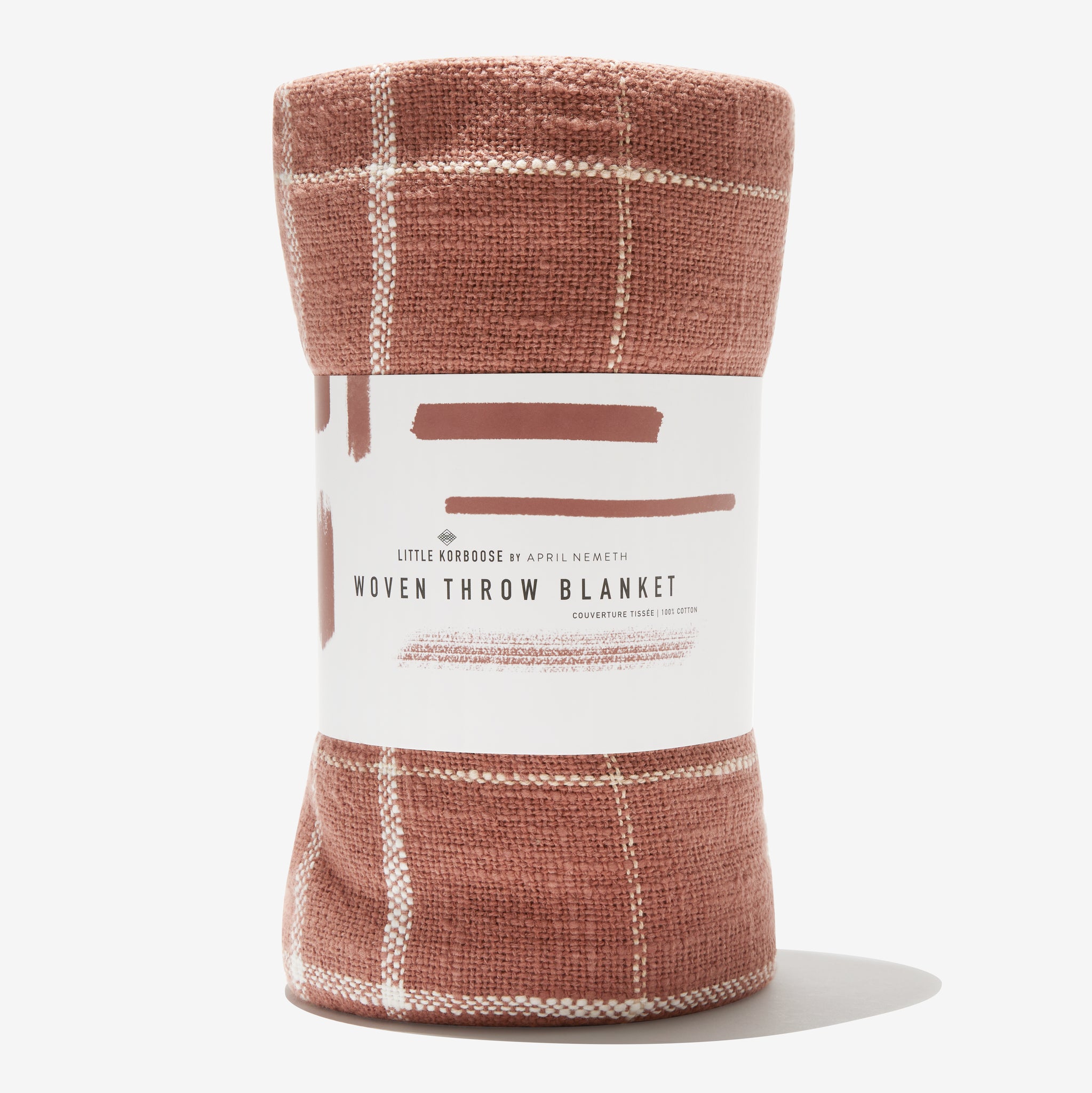 Woven Throw Blanket | Rust – Little Korboose