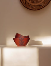 Load image into Gallery viewer, Nesting Bowls Rainbow Roads Terracotta | Little Korboose x Nikkie Stutts Ceramics
