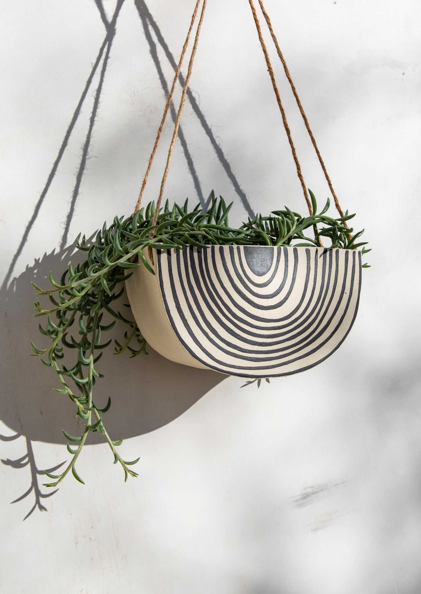 clay hanging planter Hanging Planter Large Rainbow Roads