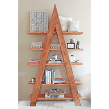 Load image into Gallery viewer, A-Frame Wood Shelf
