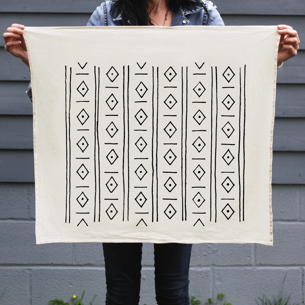 Diamonds Tea Towel | Natural Cotton 28 x 30
