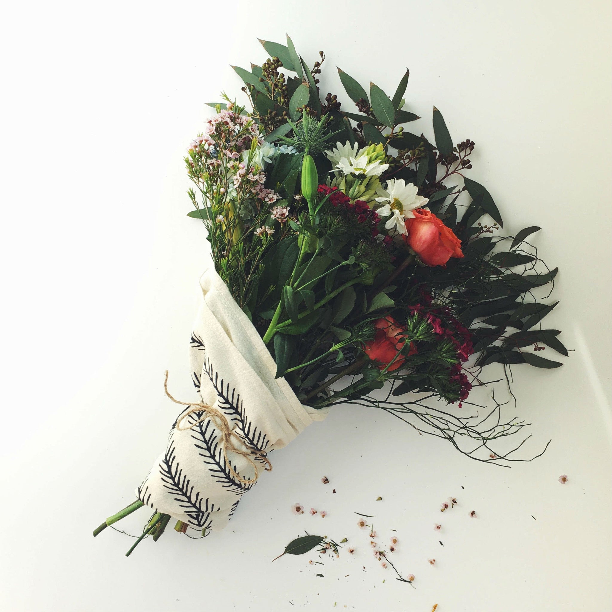 Feather Flour Sack Tea Towel | Single